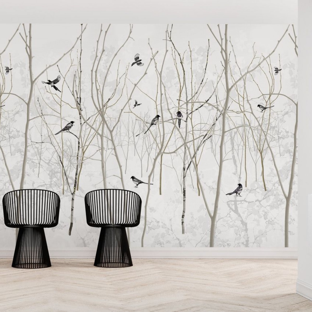 Fototapet Pattern Magpie, personalizat, Photowall