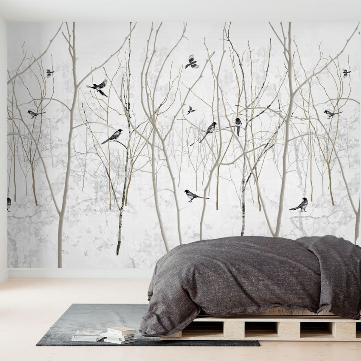 Fototapet Pattern Magpie, personalizat, Photowall