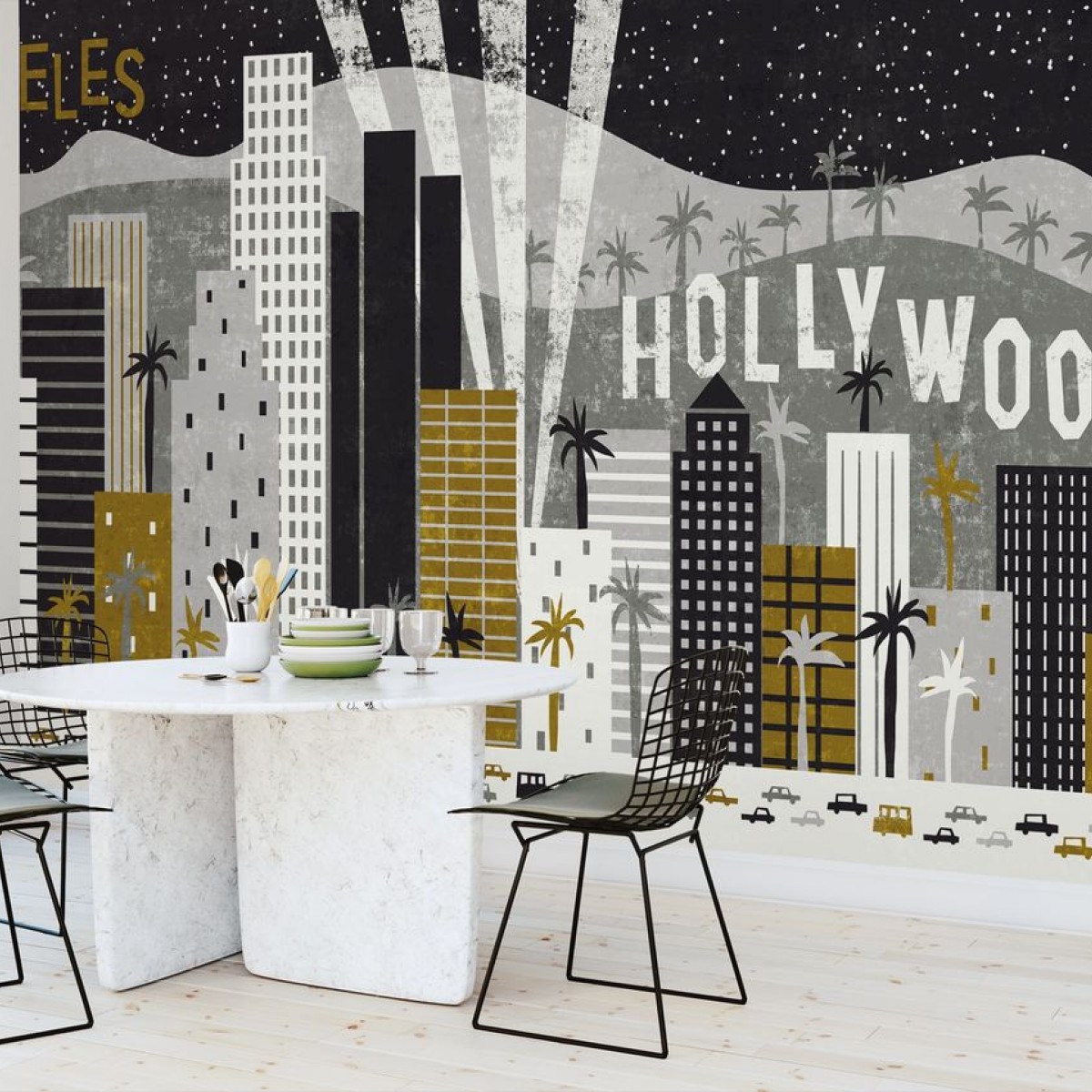 Fototapet Hey Los Angeles, personalizat, Photowall