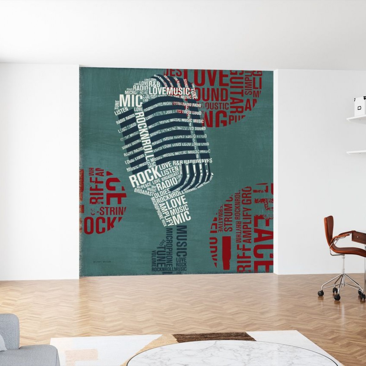 Fototapet Type Mic Square, personalizat, Photowall
