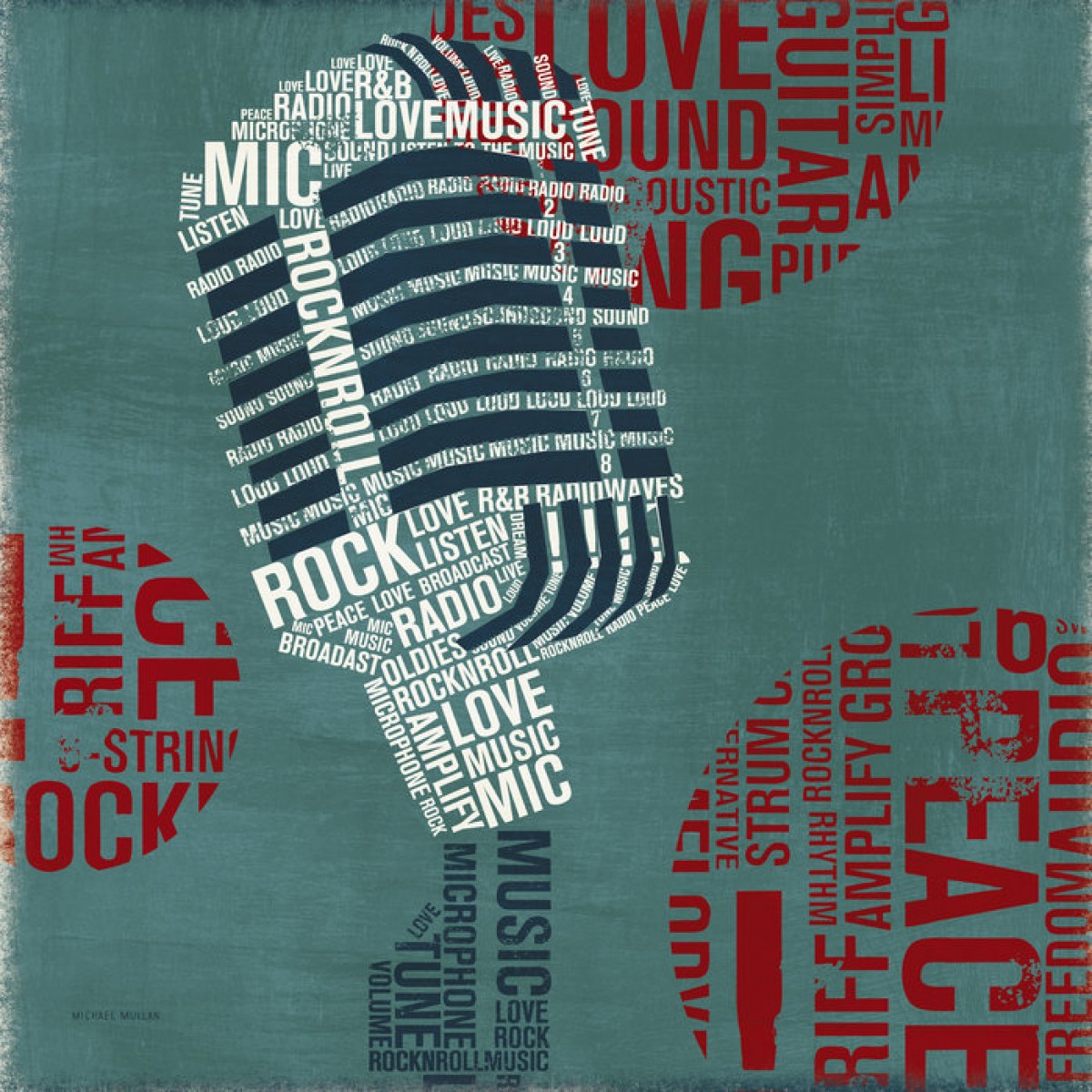 Fototapet Type Mic Square, personalizat, Photowall