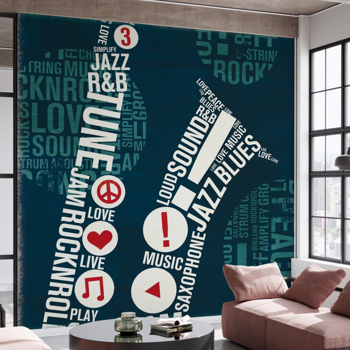 Fototapet Type Sax Square, personalizat, Photowall