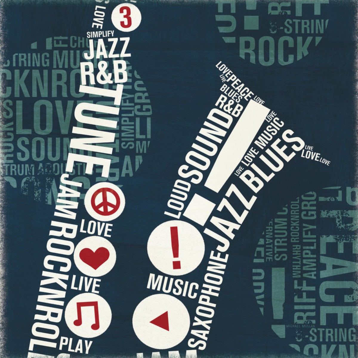Fototapet Type Sax Square, personalizat, Photowall