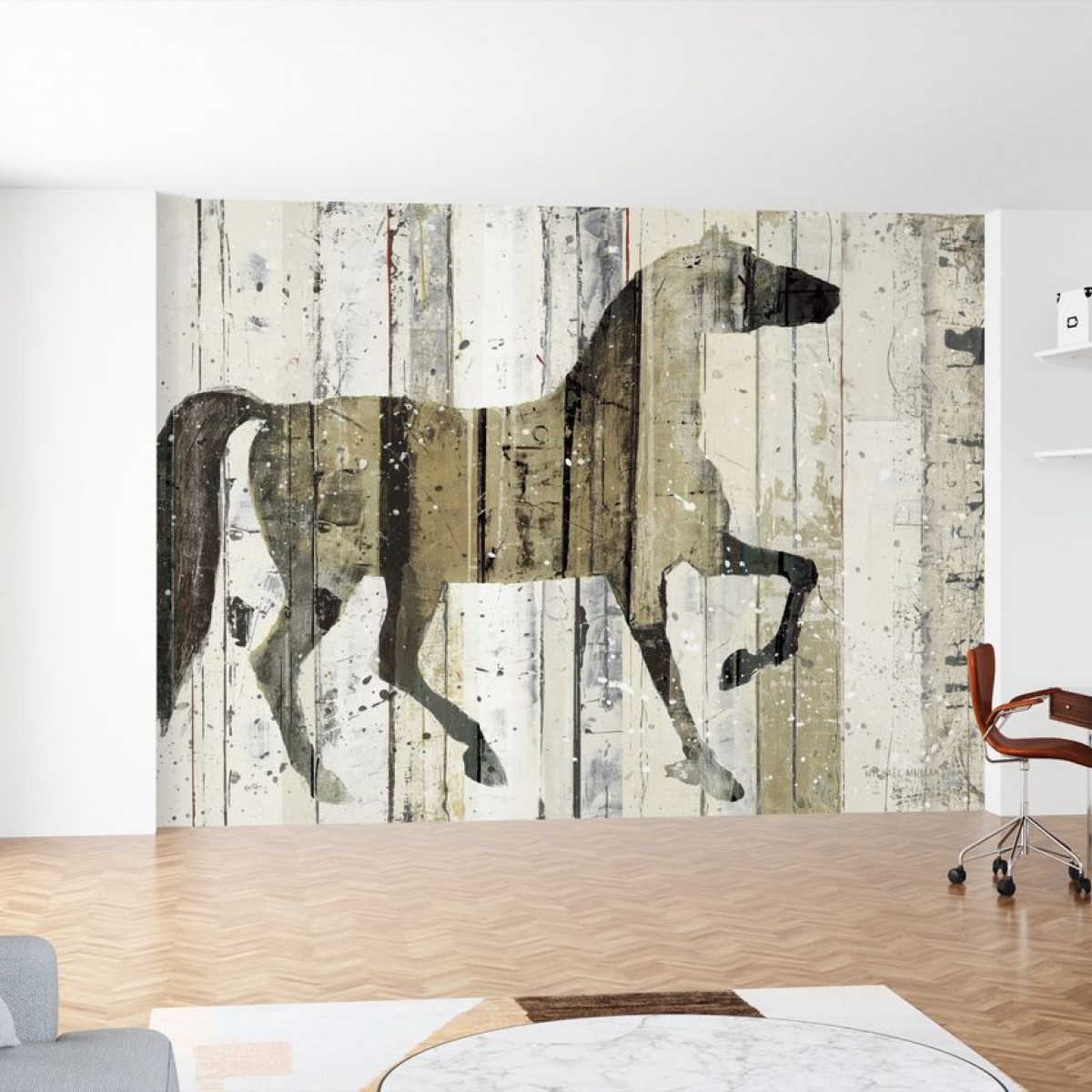 Fototapet Dark Horse, personalizat, Photowall