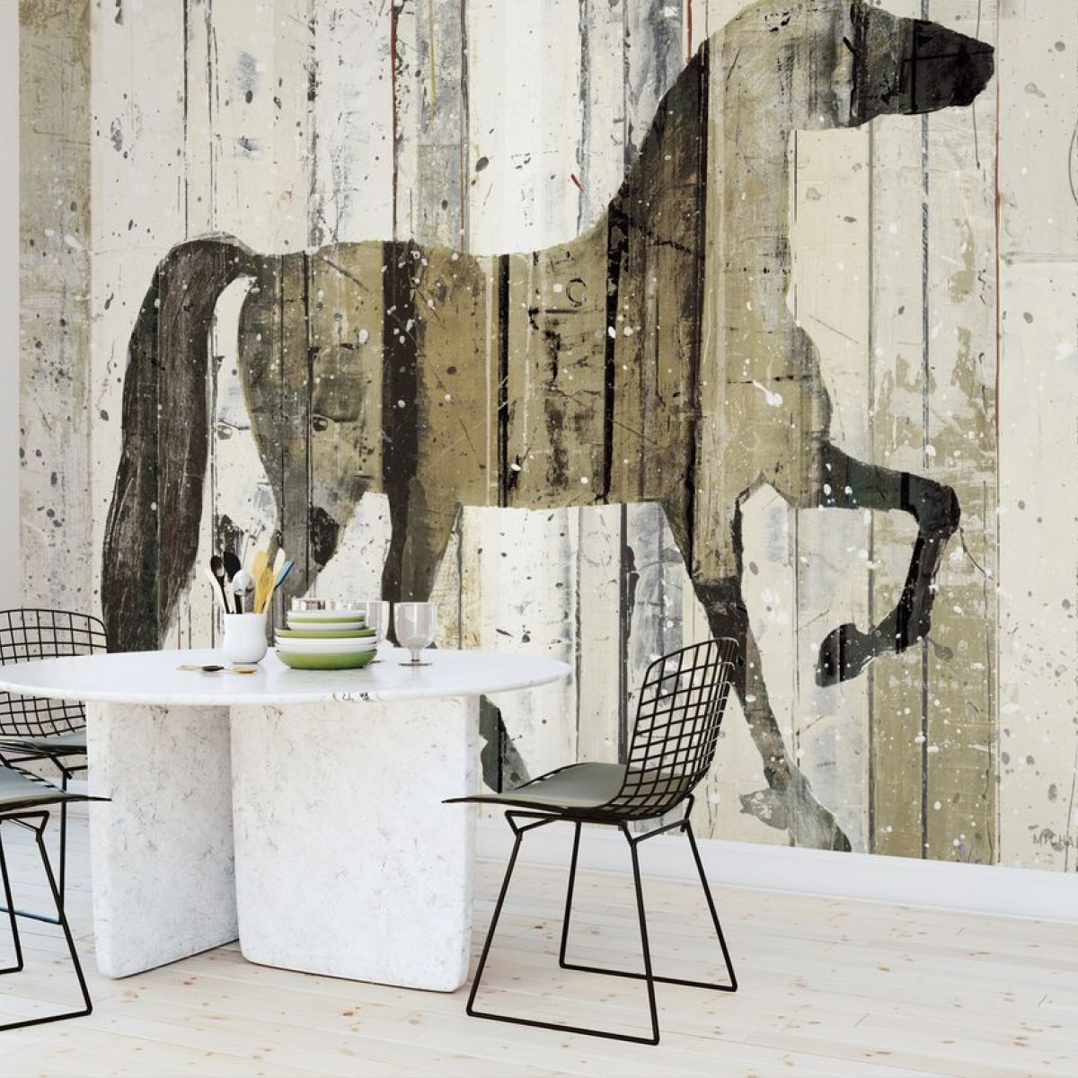 Fototapet Dark Horse, personalizat, Photowall