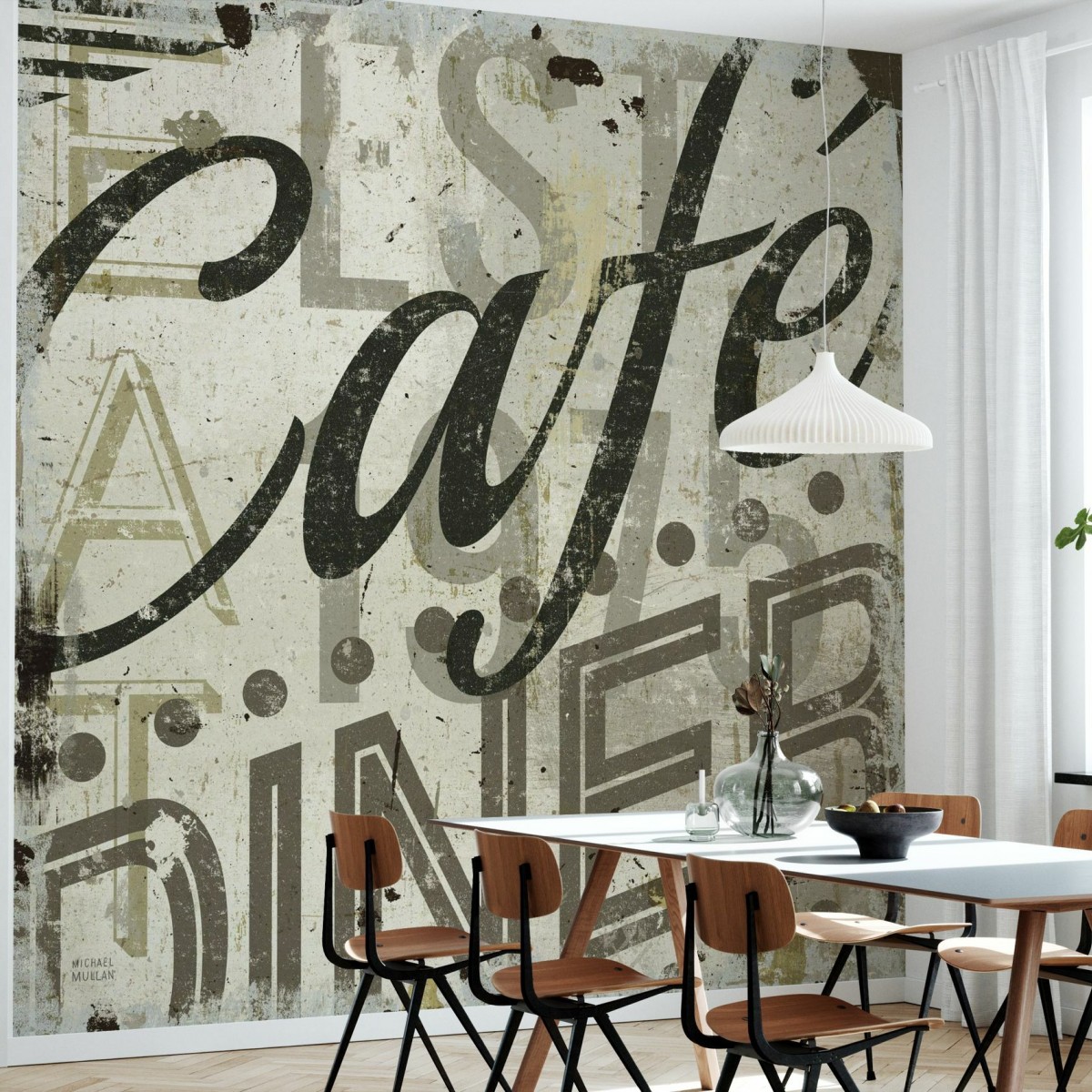 Fototapet Restaurant Sign II, personalizat, Photowall