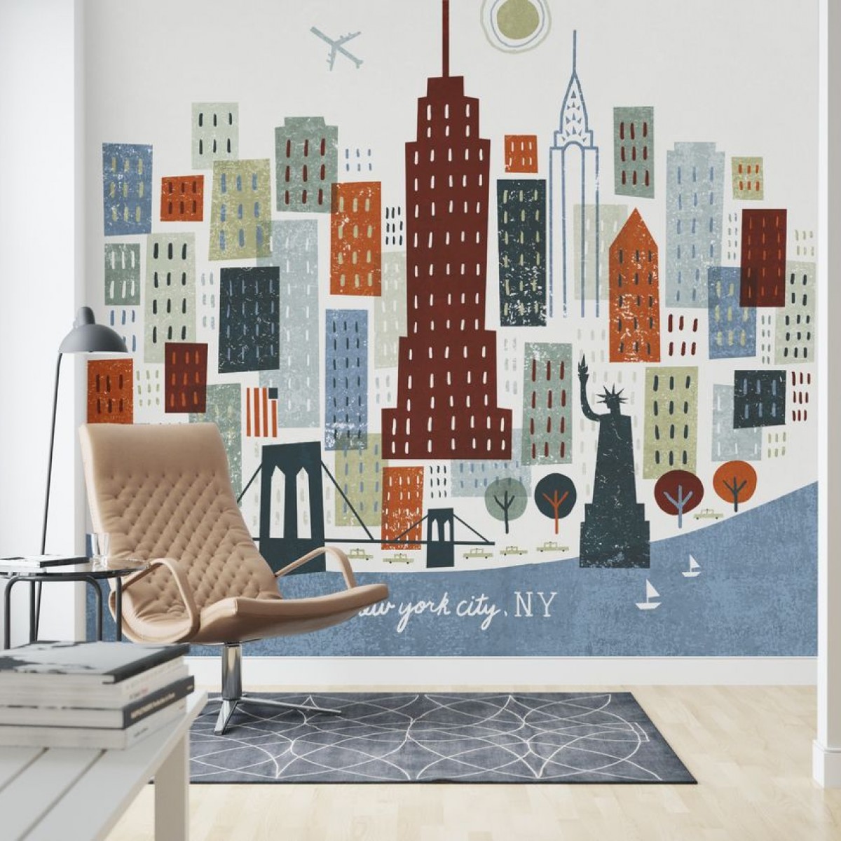 Fototapet Colorful New York, personalizat, Photowall