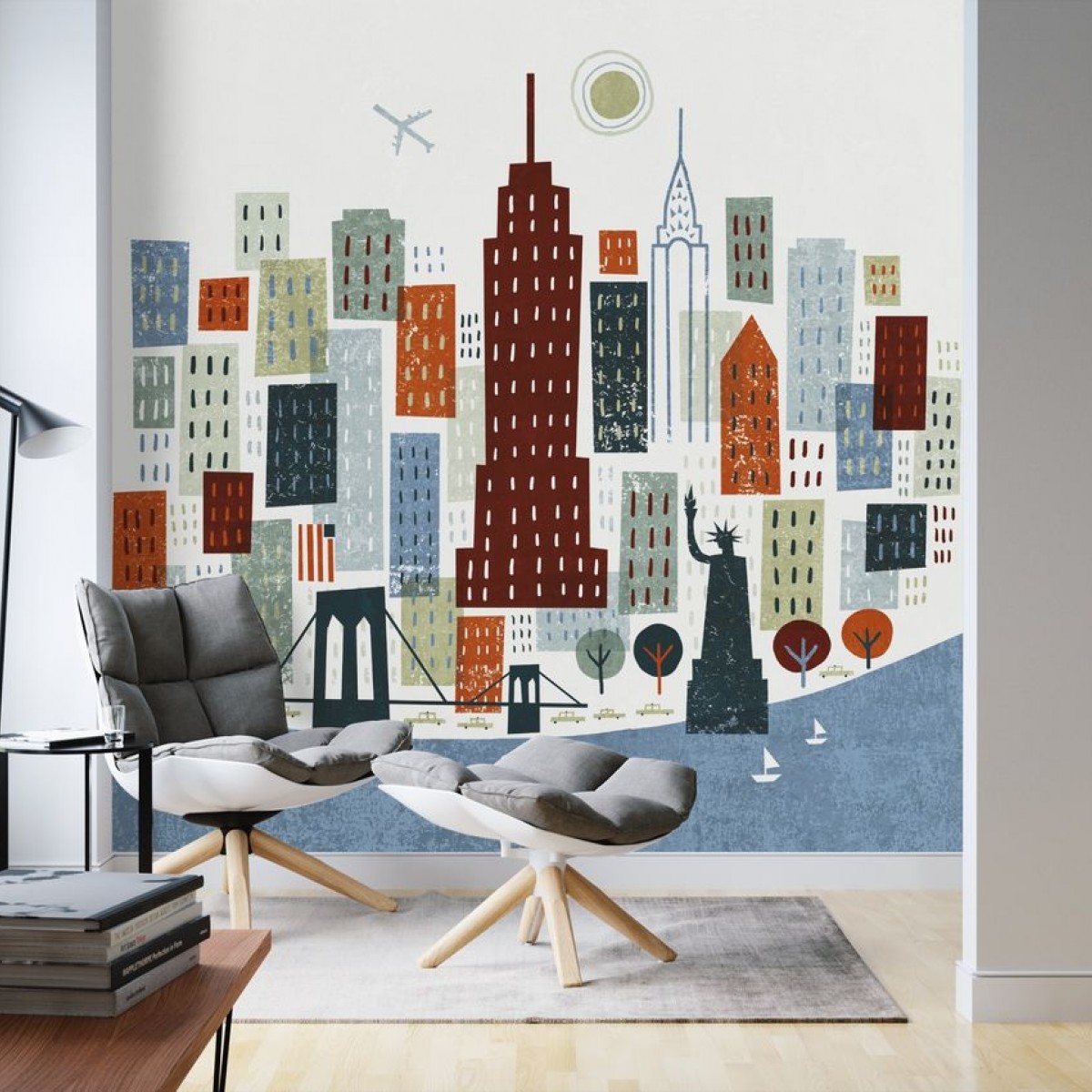 Fototapet Colorful New York, personalizat, Photowall