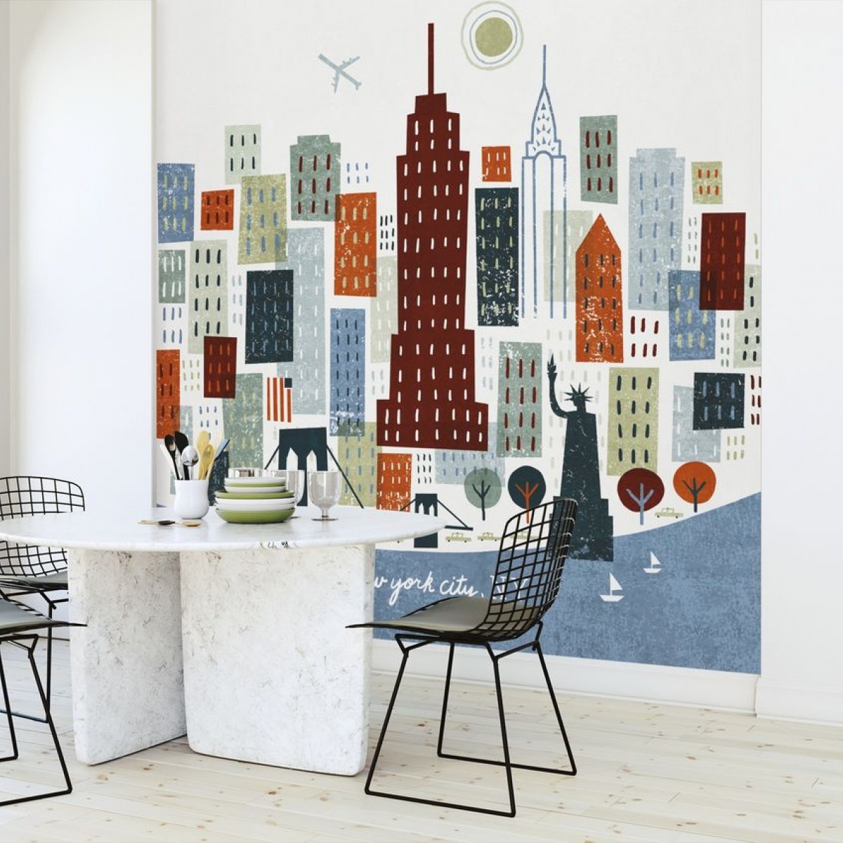 Fototapet Colorful New York, personalizat, Photowall