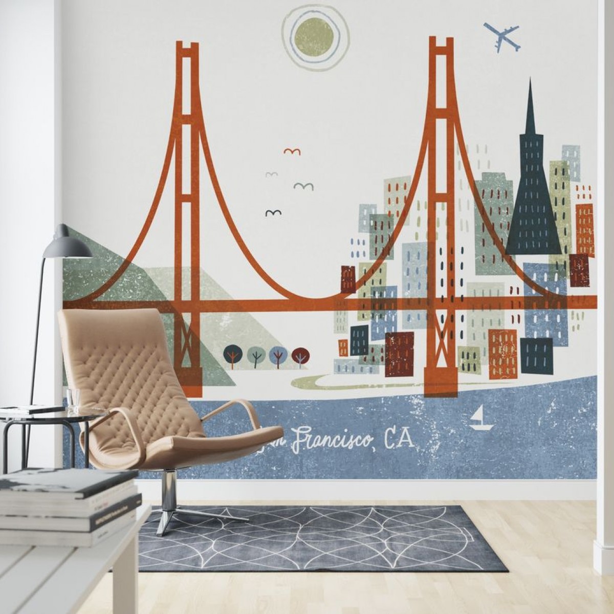 Fototapet Colorful San Francisco, personalizat, Photowall