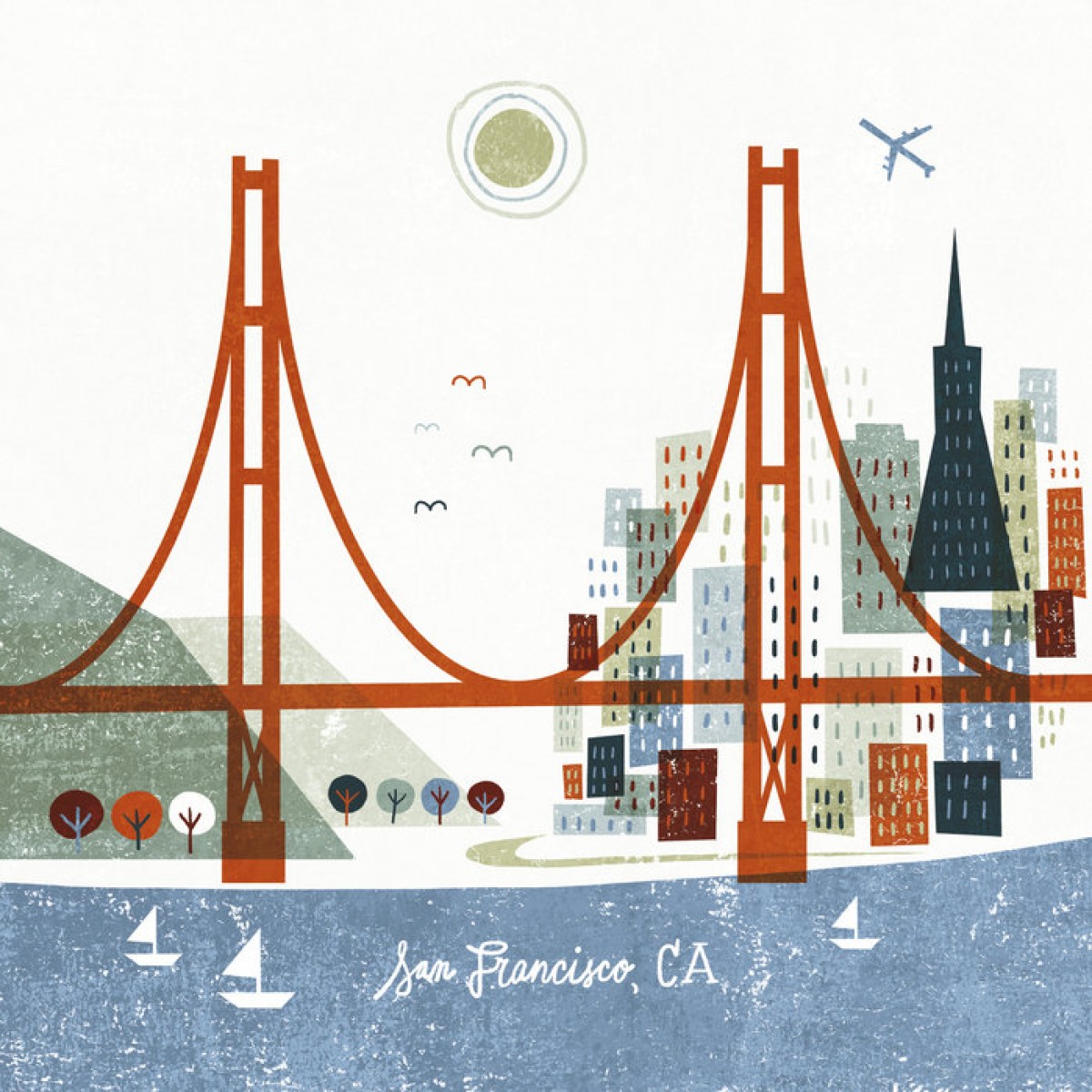 Fototapet Colorful San Francisco, personalizat, Photowall