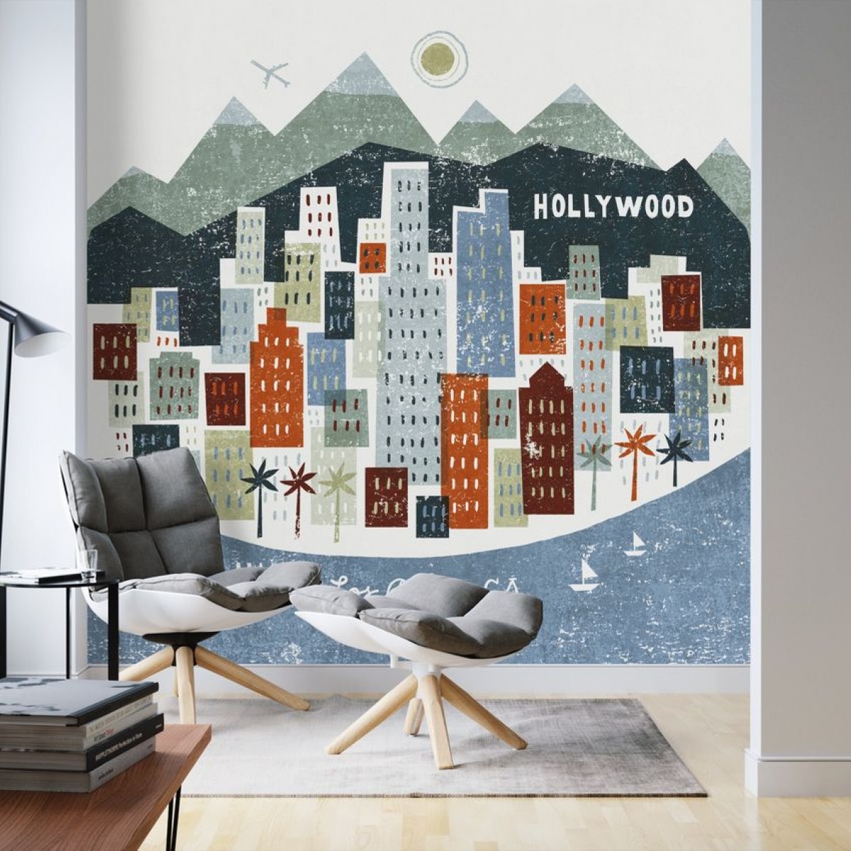Fototapet Colorful Los Angeles, personalizat, Photowall