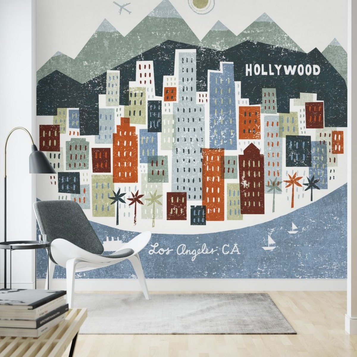 Fototapet Colorful Los Angeles, personalizat, Photowall