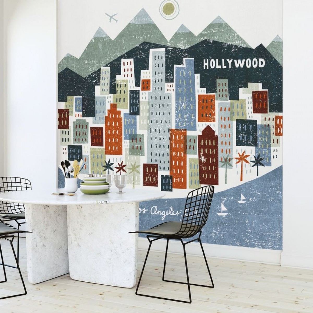 Fototapet Colorful Los Angeles, personalizat, Photowall