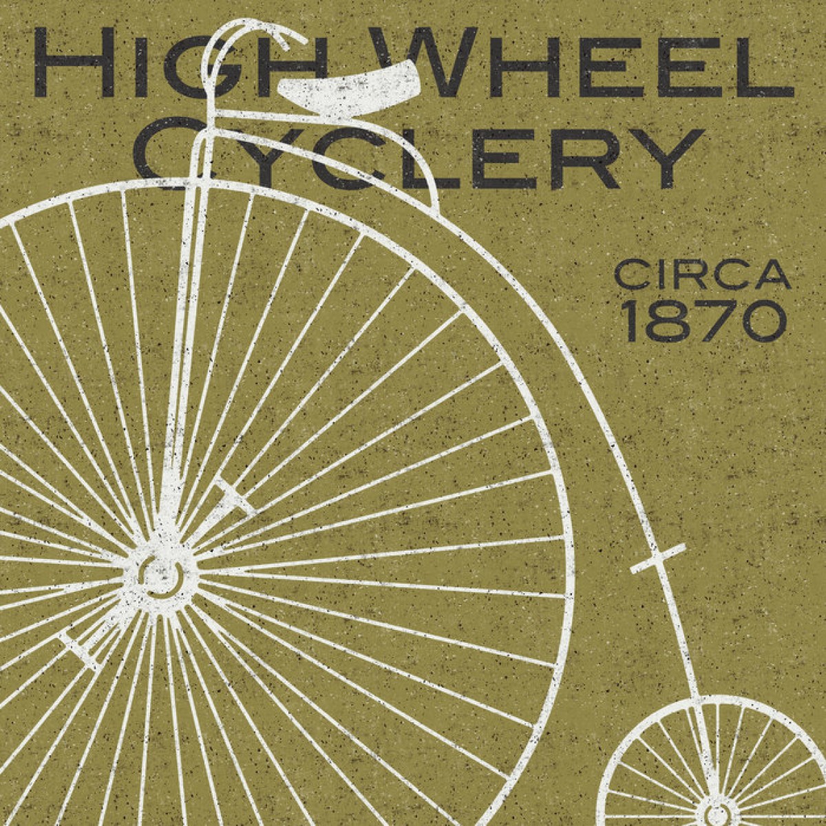 Fototapet High Wheel Cyclery, personalizat, Photowall