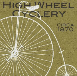 Fototapet High Wheel Cyclery, personalizat, Photowall