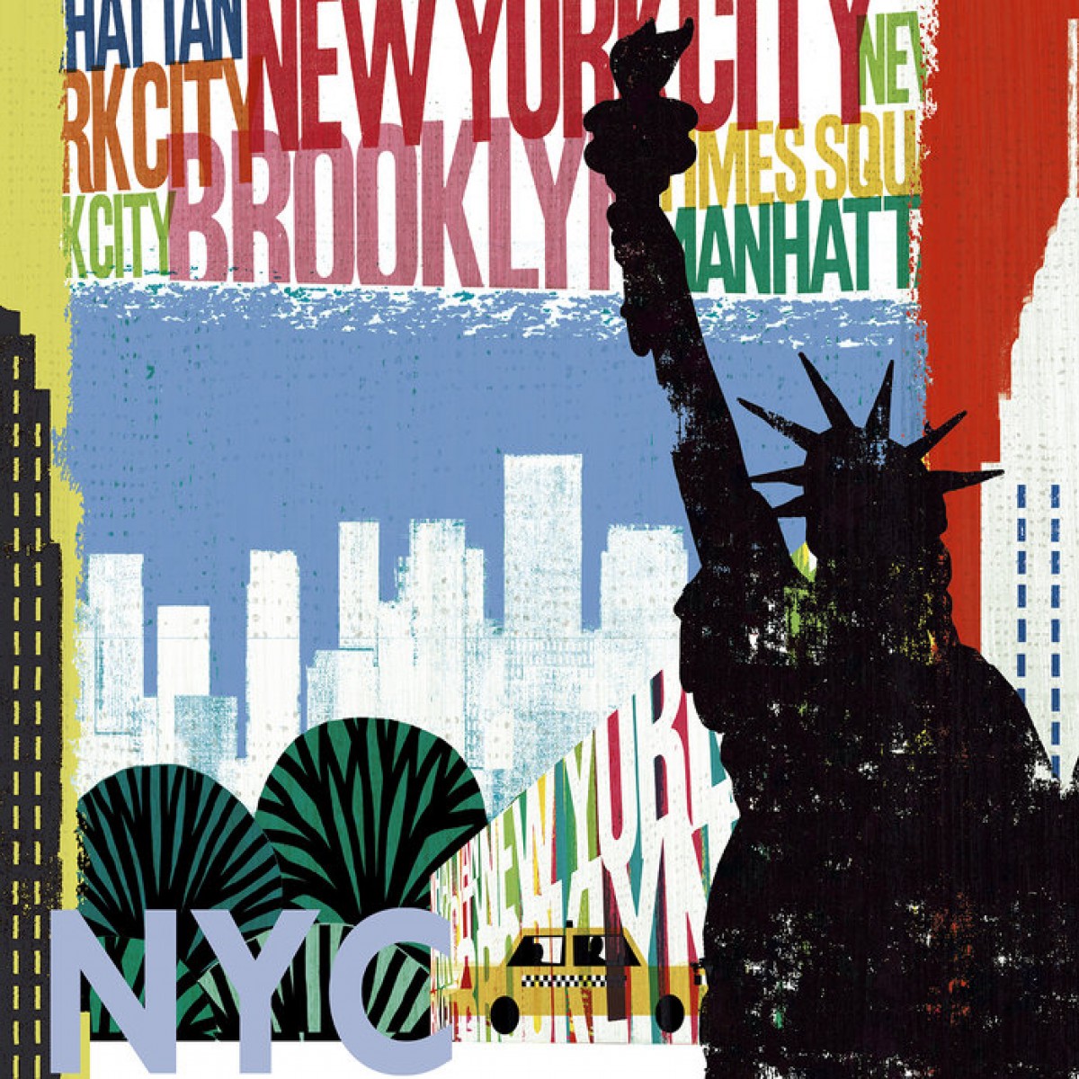 Fototapet New York City Life I, personalizat, Photowall
