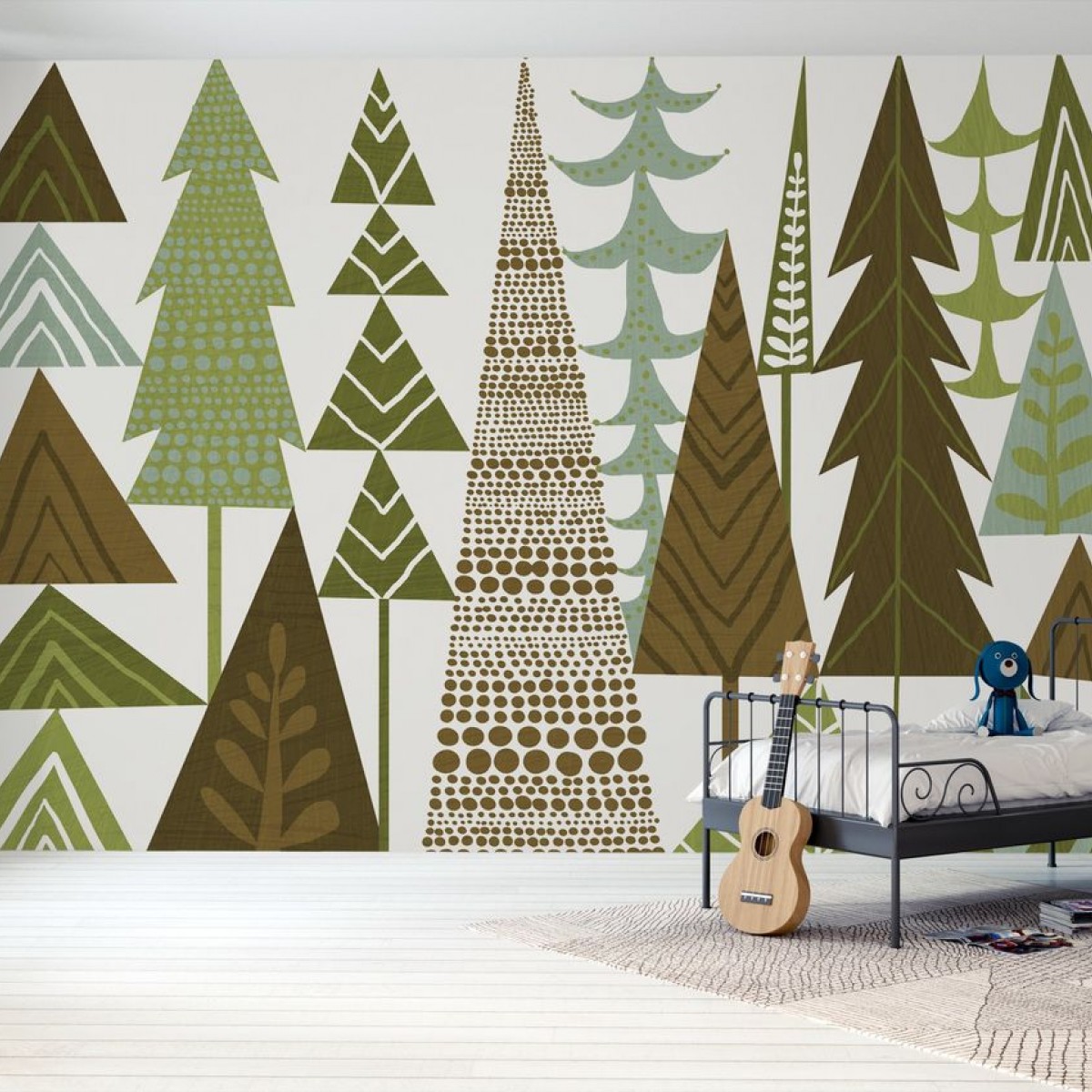 Fototapet Forest Folklore Green Trees, personalizat, Photowall