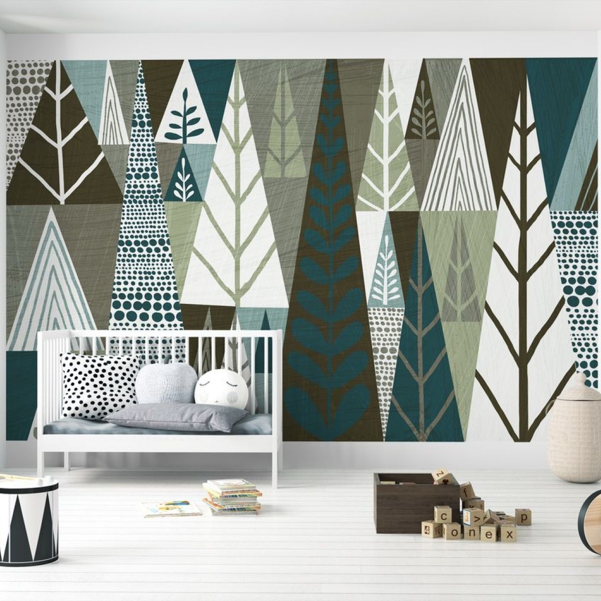 Fototapet Geometric Forest, personalizat, Photowall