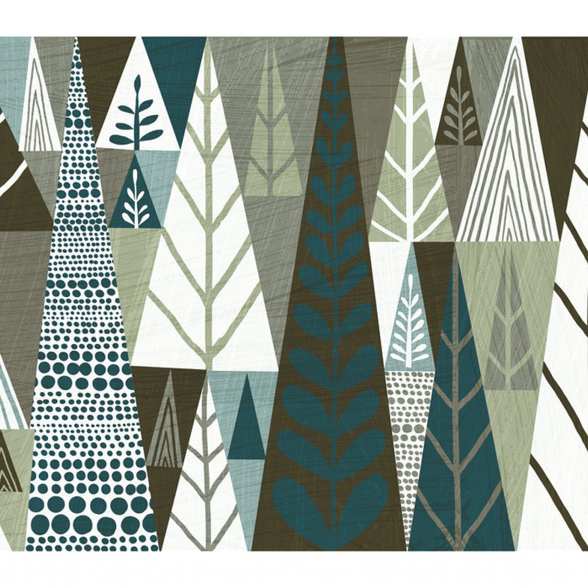 Fototapet Geometric Forest, personalizat, Photowall
