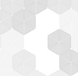 Fototapet Hexagon - gri, personalizat, Photowall
