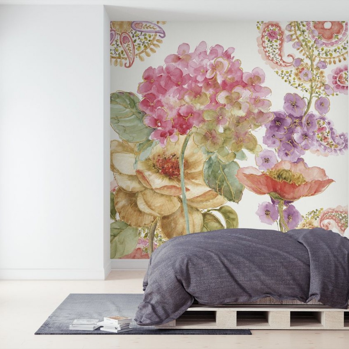 Fototapet Rainbow Seeds Paisley 2, personalizat, Photowall