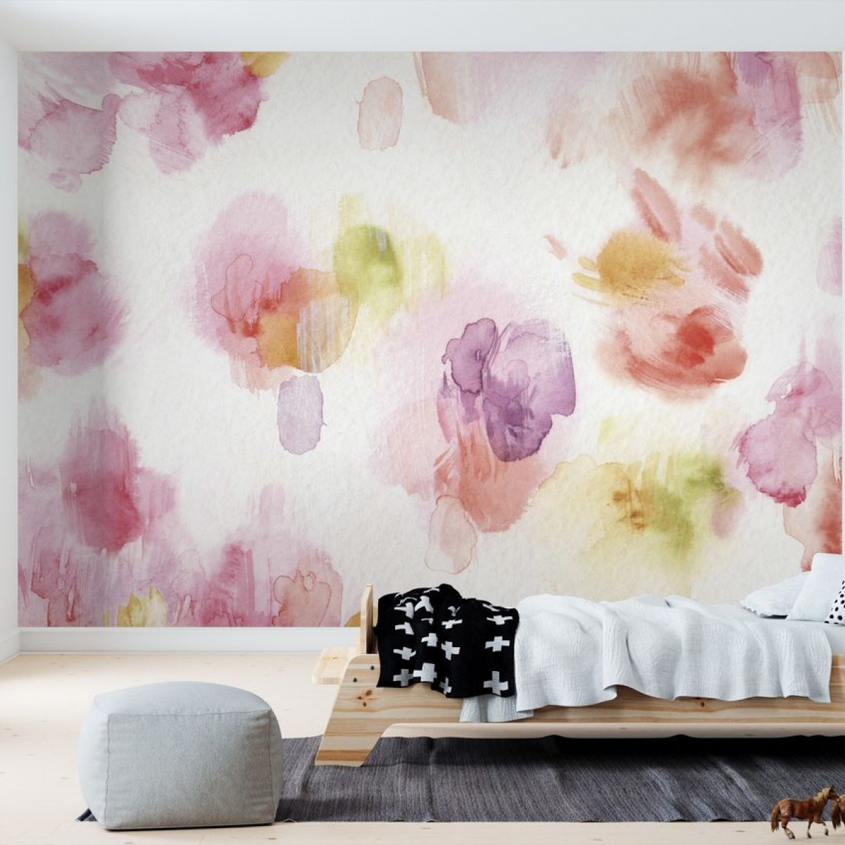 Fototapet Watercolor Petals, personalizat, Photowall