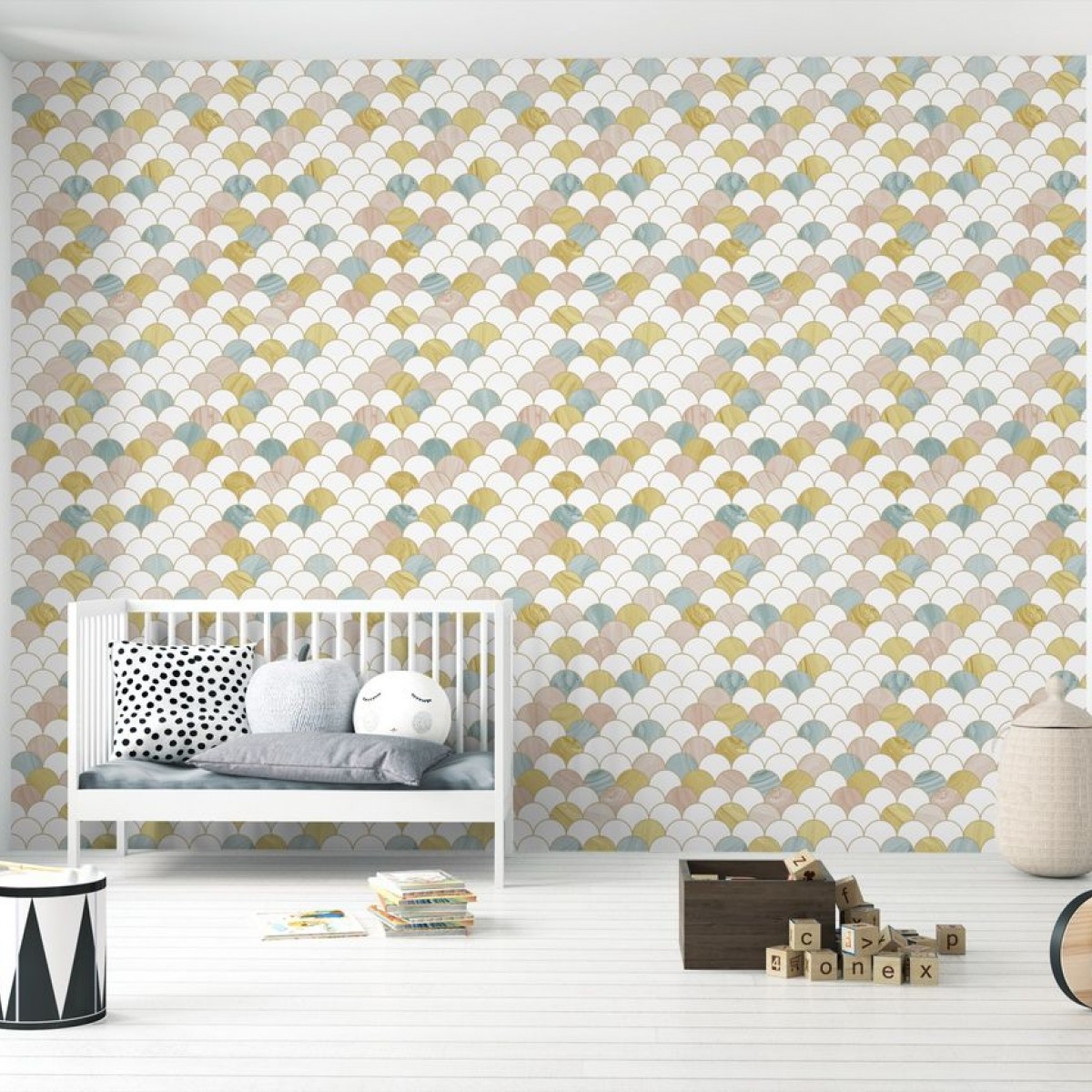 Fototapet Feathers Yellow, personalizat, Photowall, Fototapet living, Fototapet