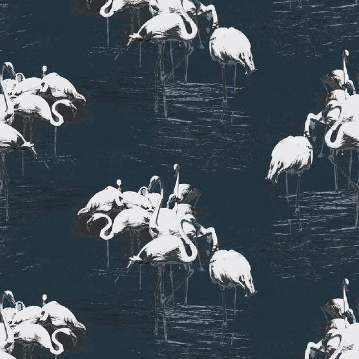 Fototapet Flamingo White, personalizat, Photowall