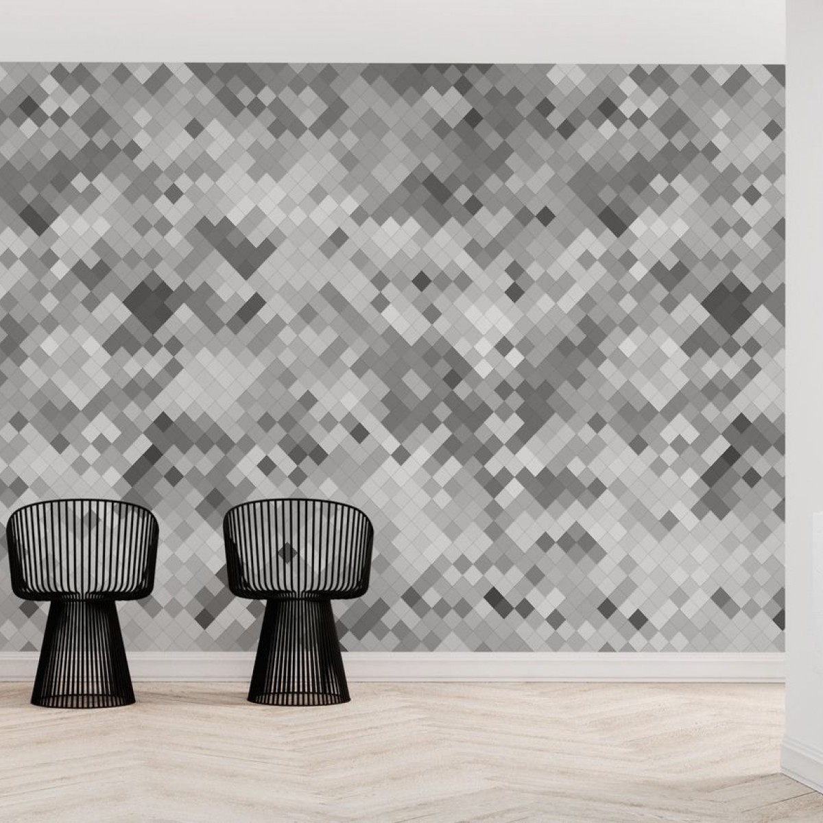 Fototapet Tile Grey, personalizat, Photowall