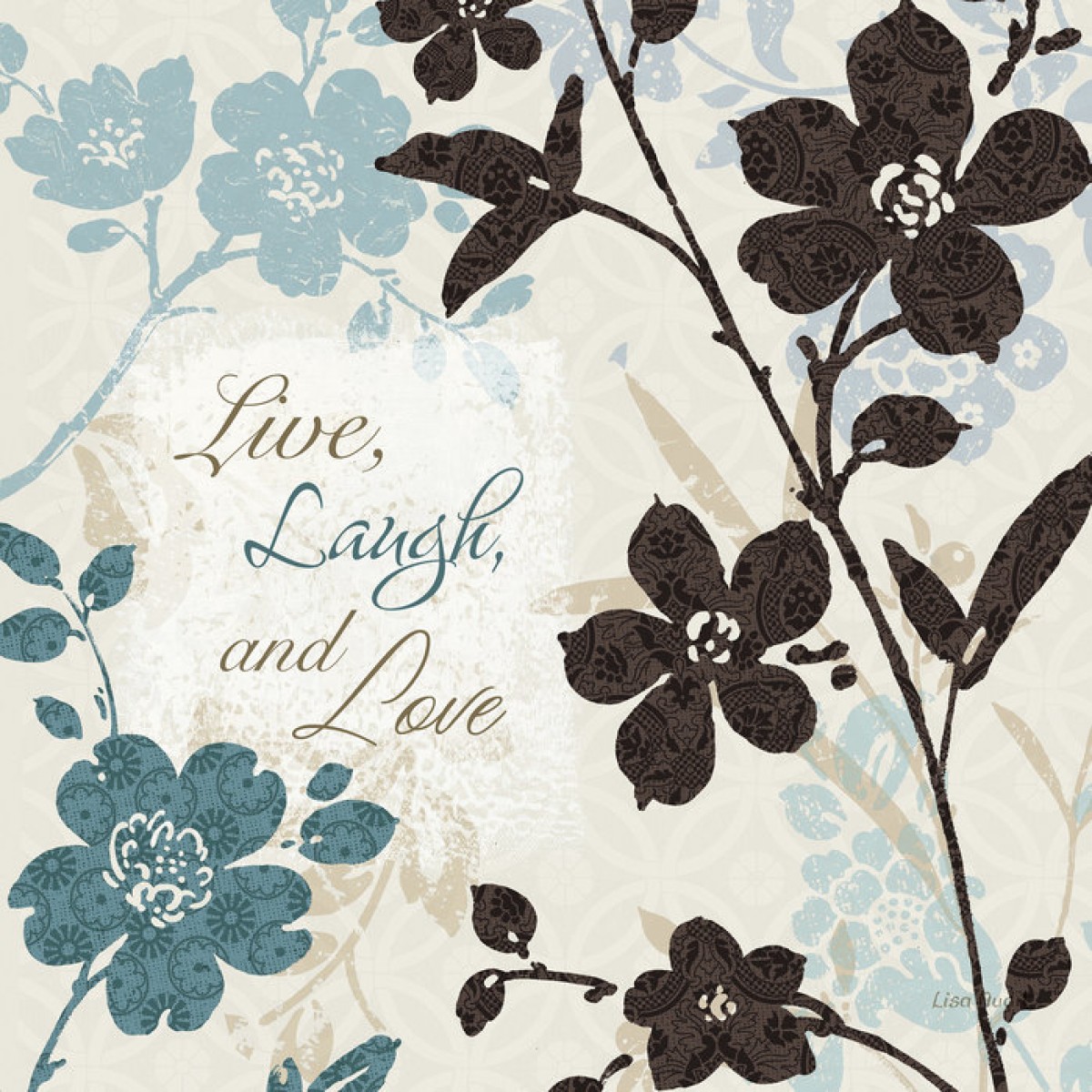 Fototapet Live Laugh And Love, personalizat, Photowall,