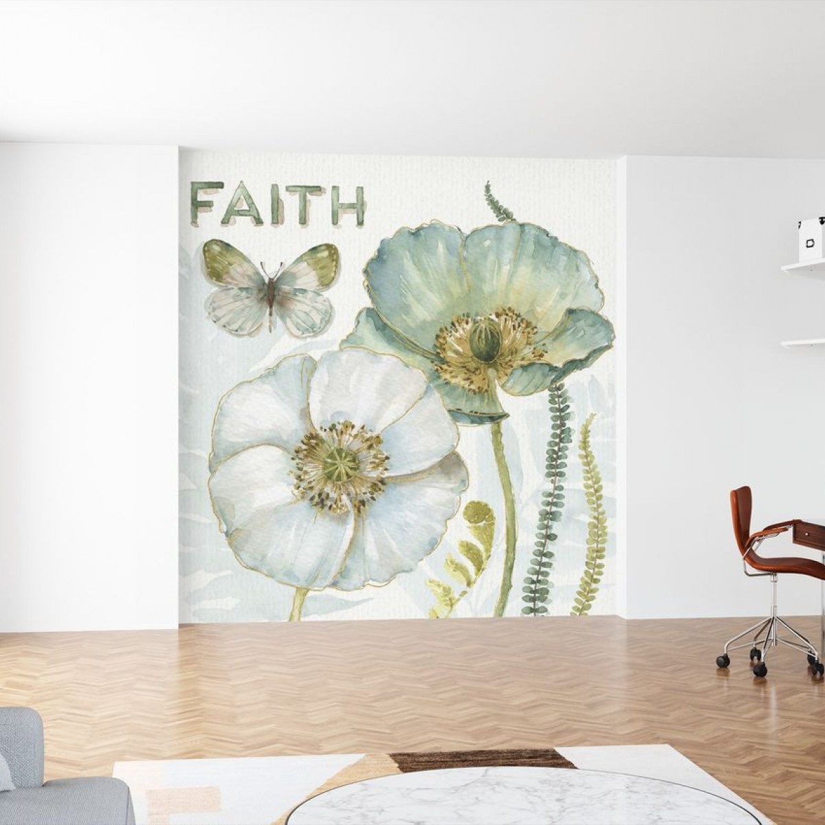 Fototapet My Greenhouse Flowers, Faith, personalizat, Photowall
