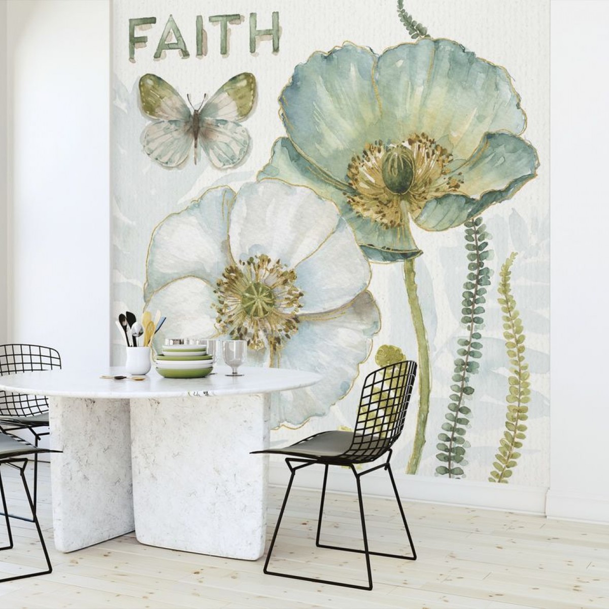 Fototapet My Greenhouse Flowers, Faith, personalizat, Photowall