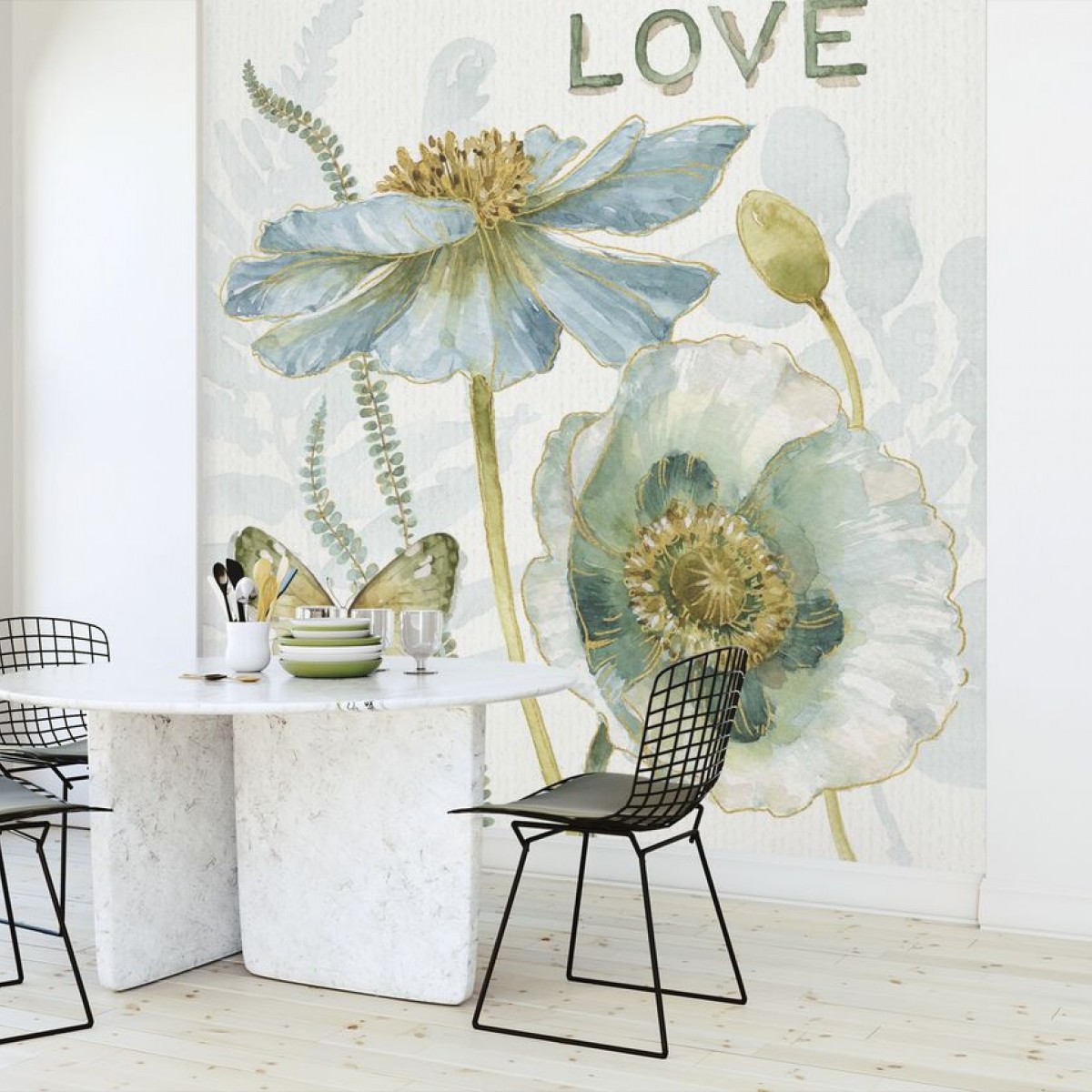 Fototapet My Greenhouse Flowers, Love, personalizat, Photowall