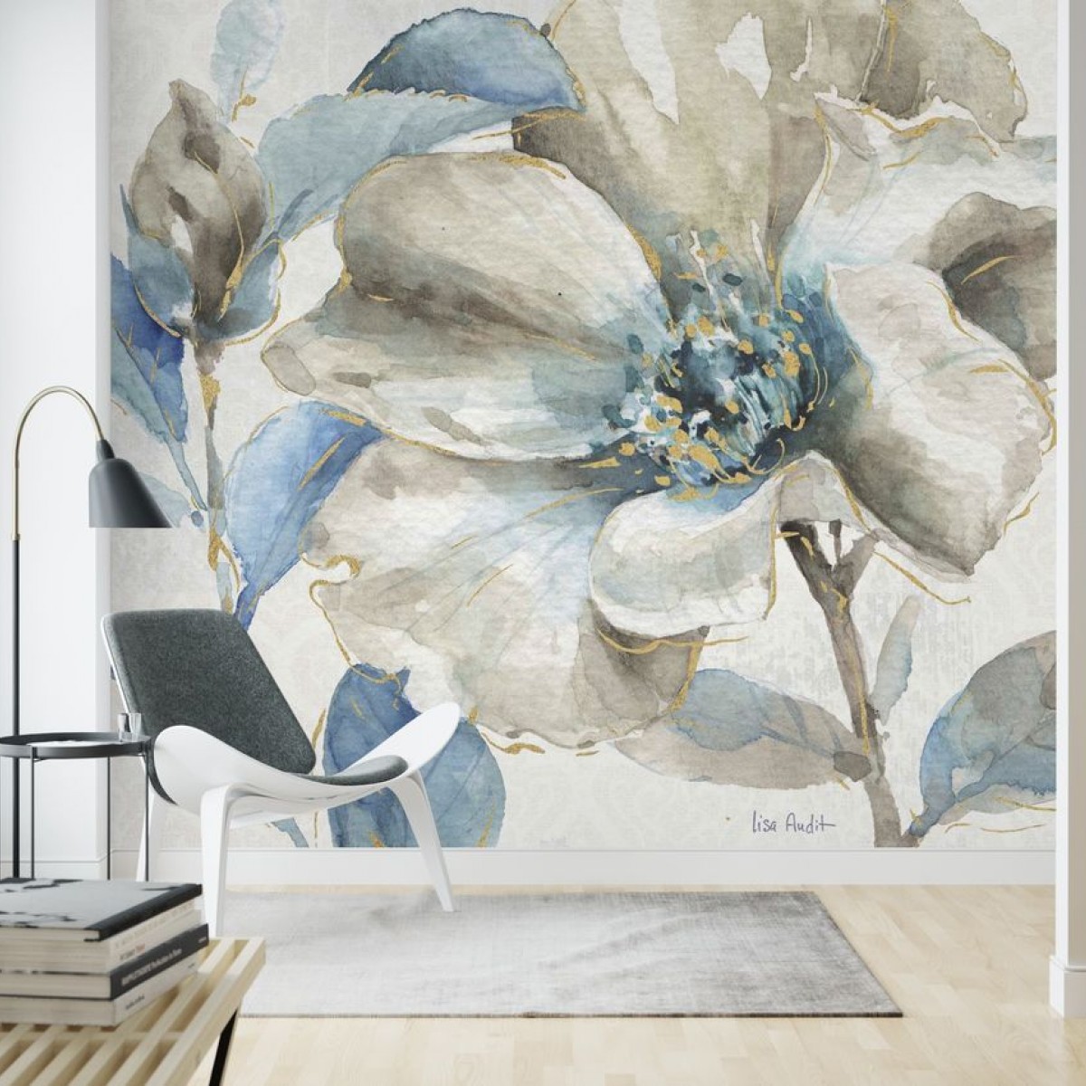 Fototapet Indigold Floral 1, personalizat, Photowall, Fototapet