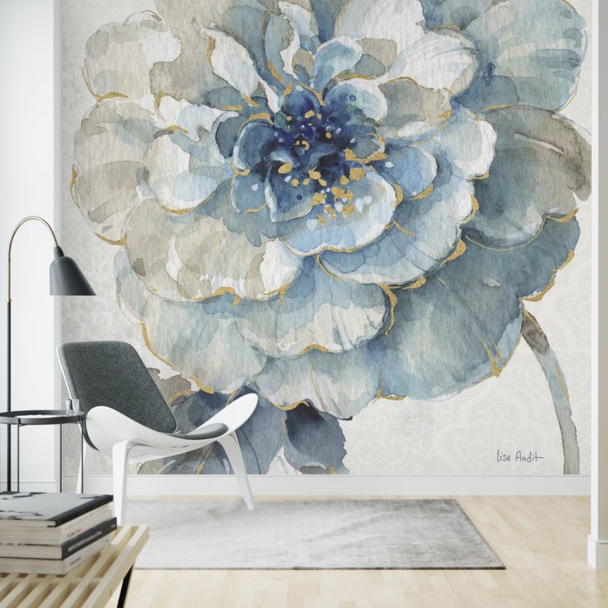 Fototapet Indigold Floral 3, personalizat, Photowall,