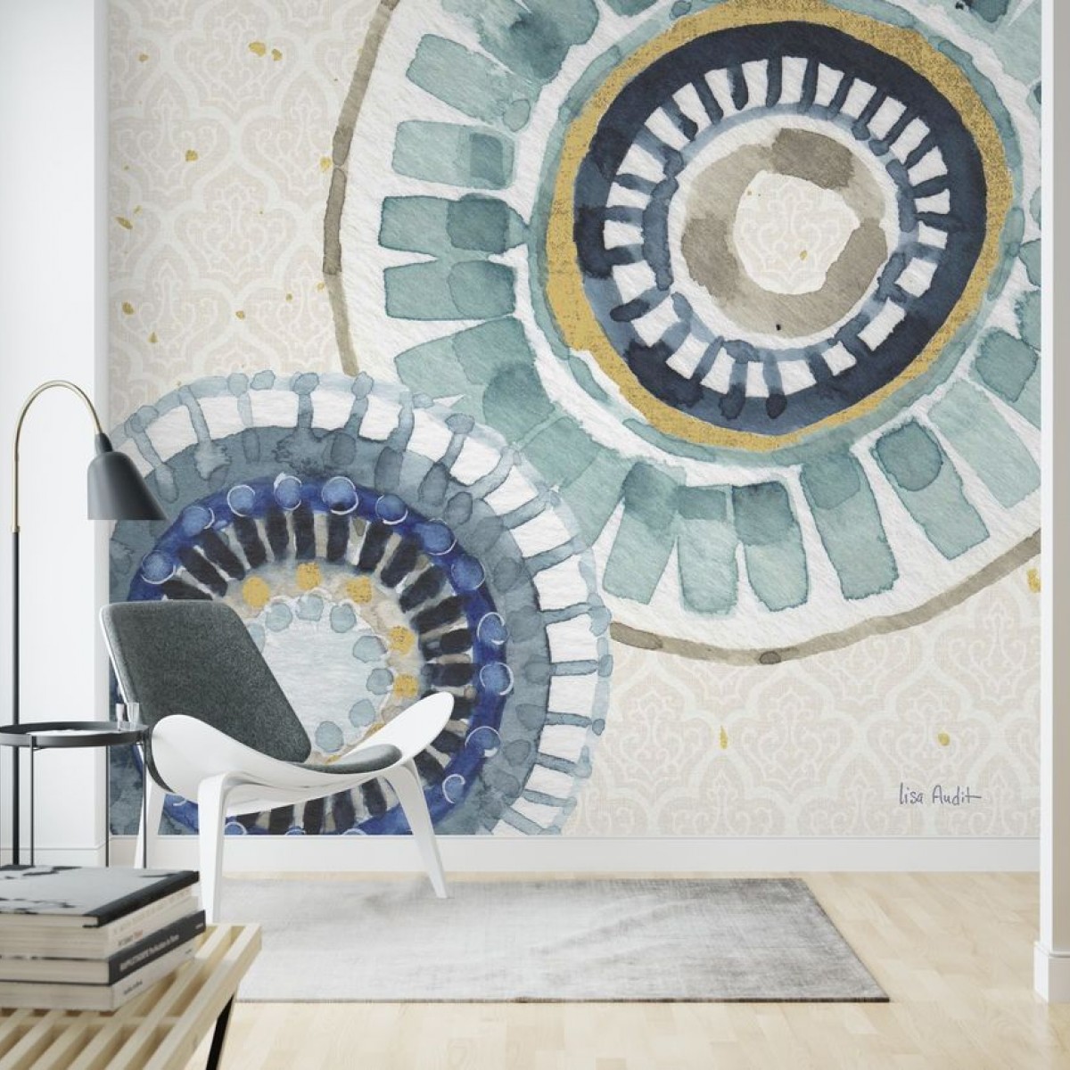 Fototapet Indigold Pattern, personalizat, Photowall