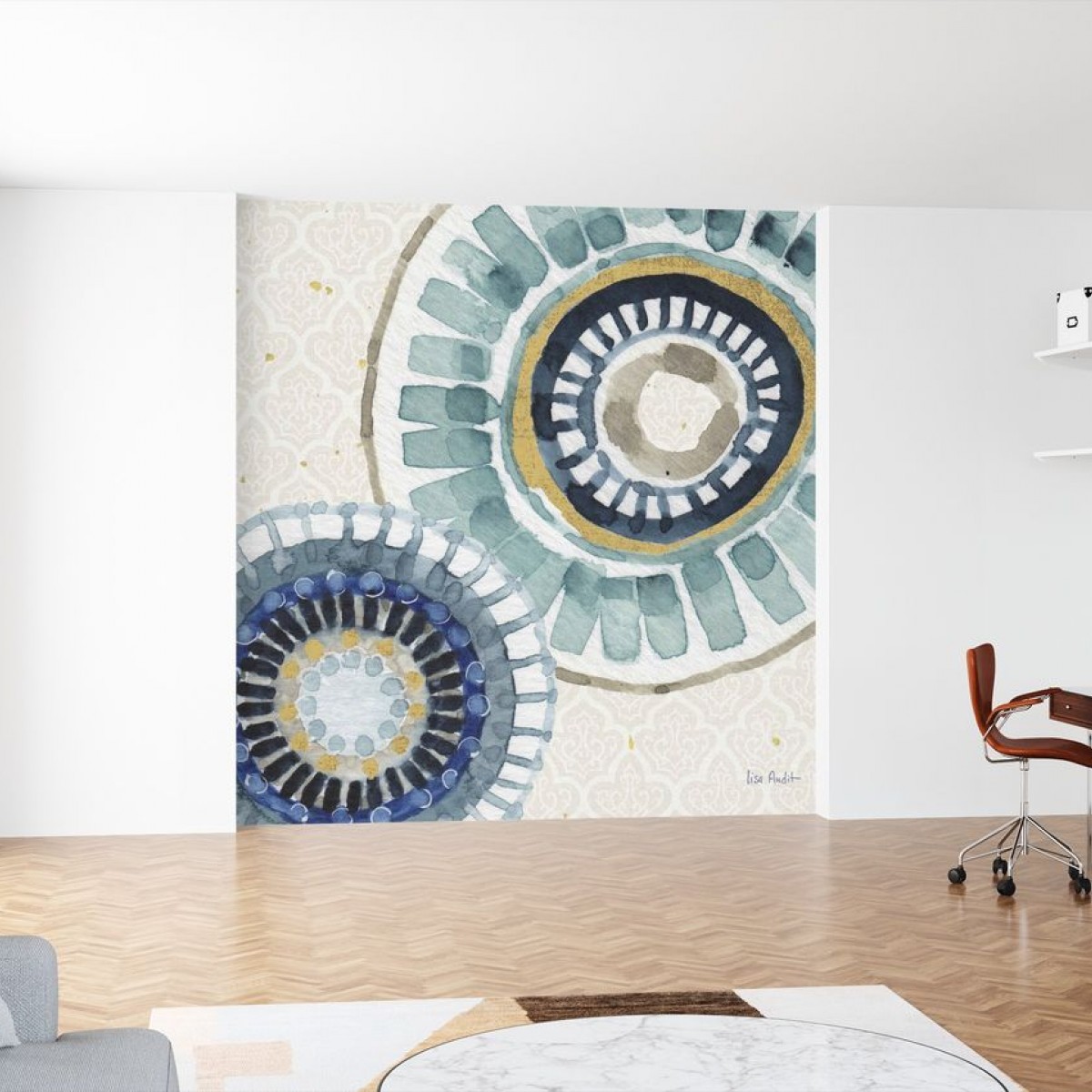 Fototapet Indigold Pattern, personalizat, Photowall
