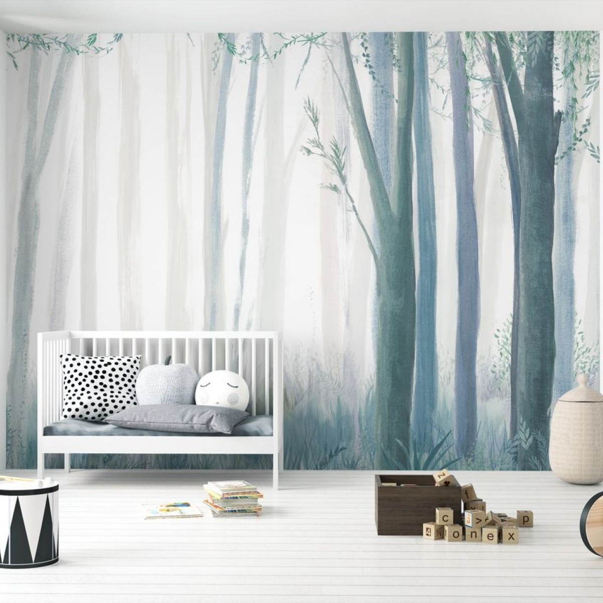 Fototapet Blue Trees, personalizat, Photowall