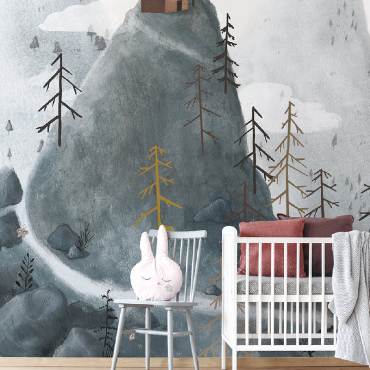 Fototapet Village Fantasy Mountains, personalizat, Photowall