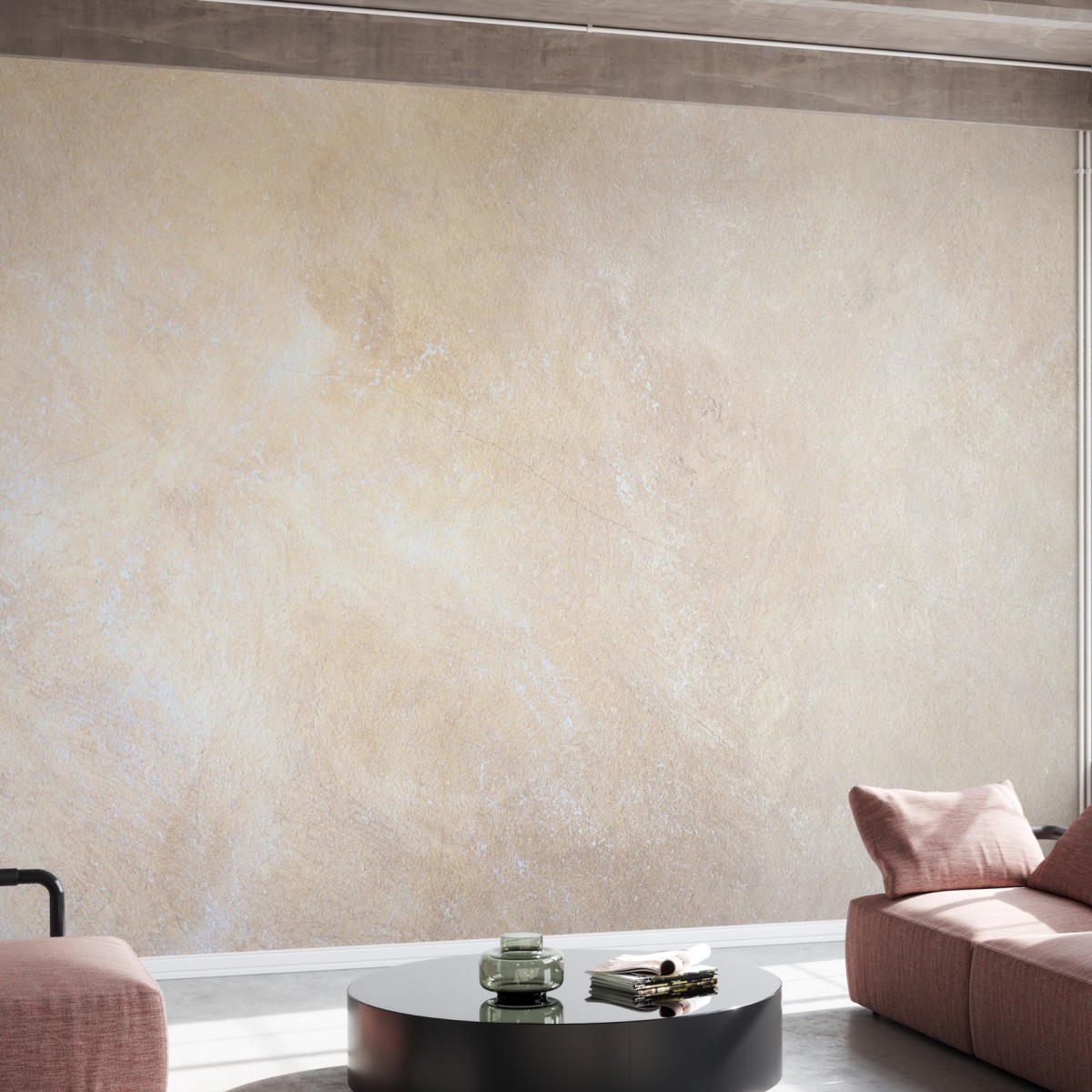 Fototapet Soft Frayed Wall, personalizat, Photowall, Fototapet living, Fototapet