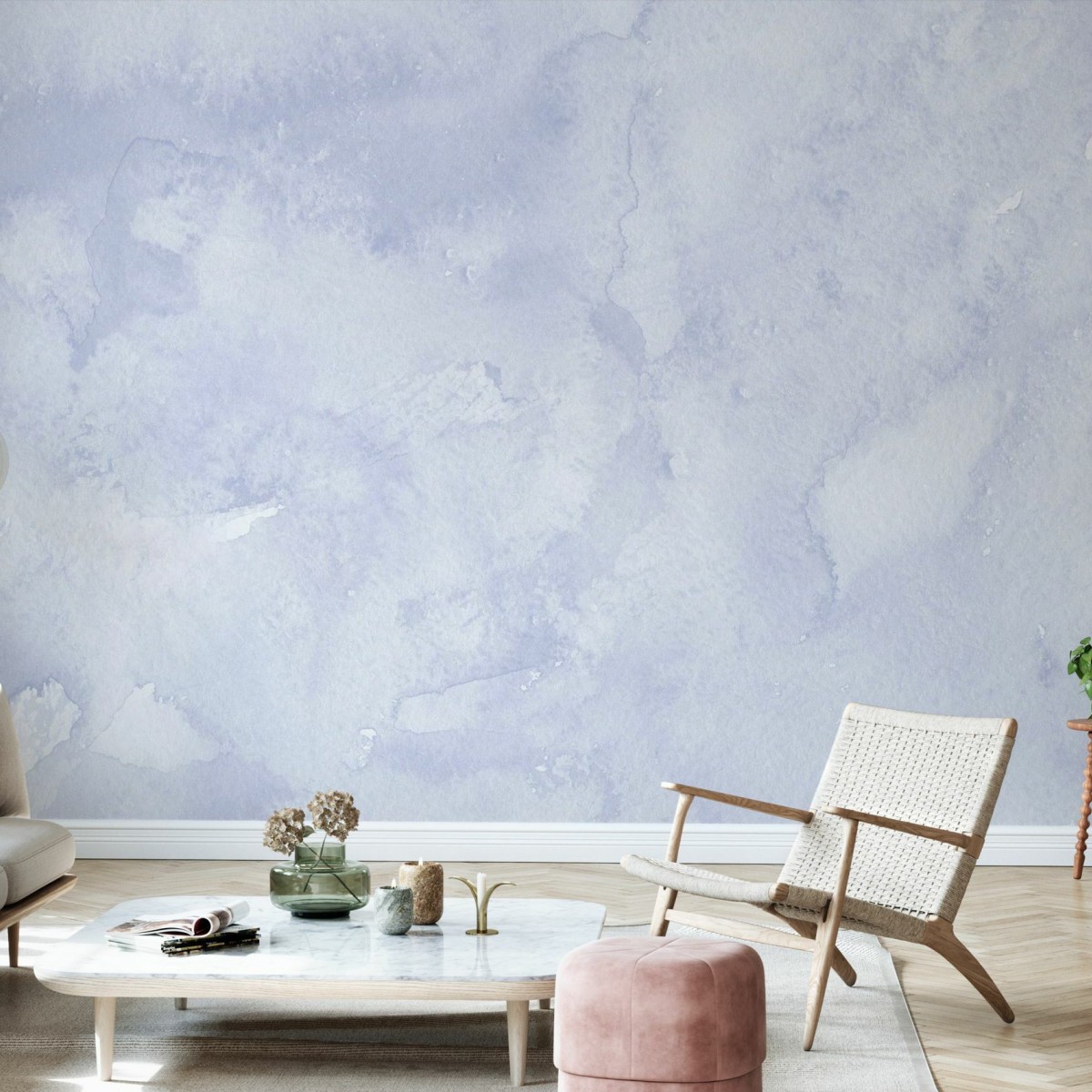 Fototapet Watercolor Minimalism XV, personalizat, Photowall, Fototapet living, Fototapet