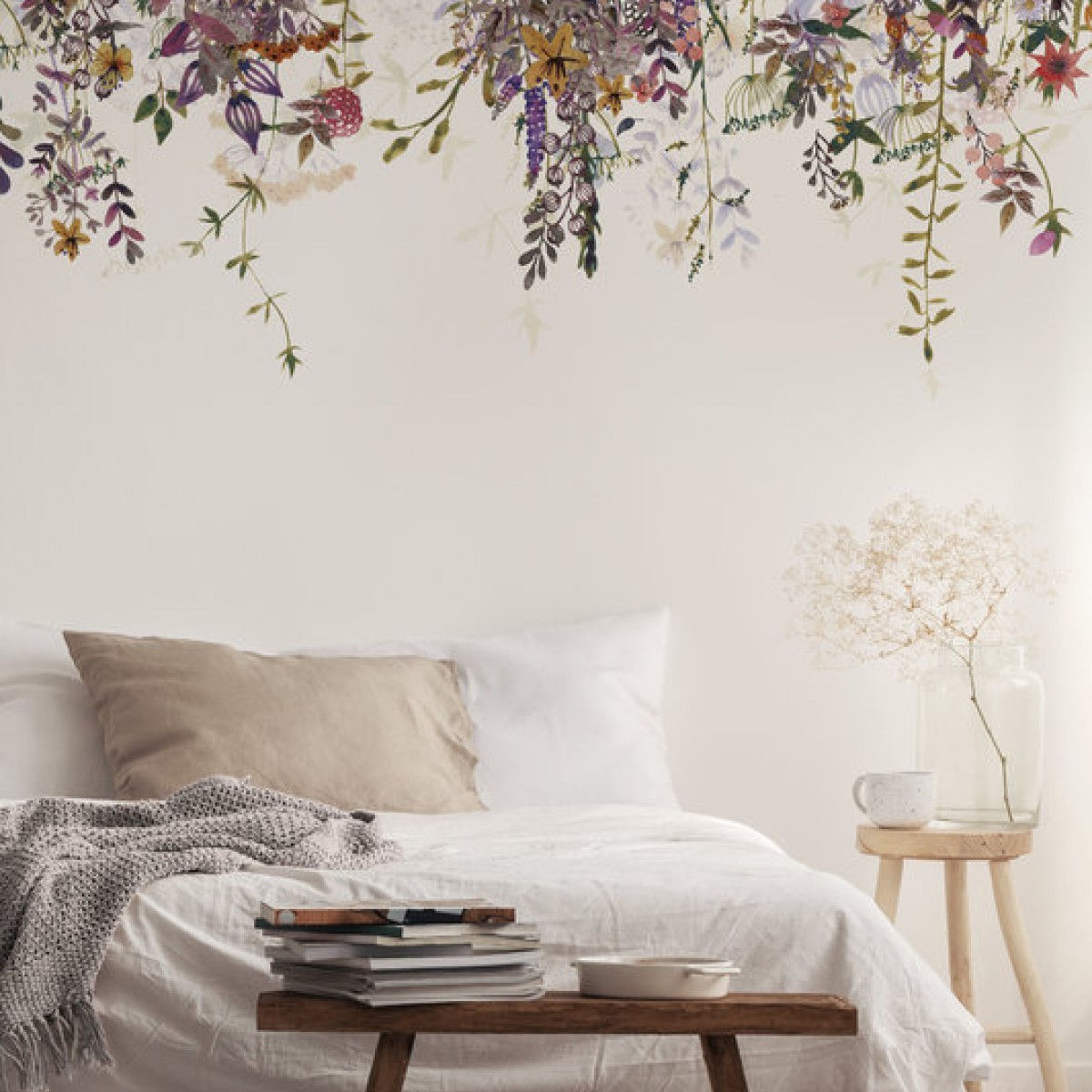 Fototapet Flowers Fade Pink, personalizat, Photowall