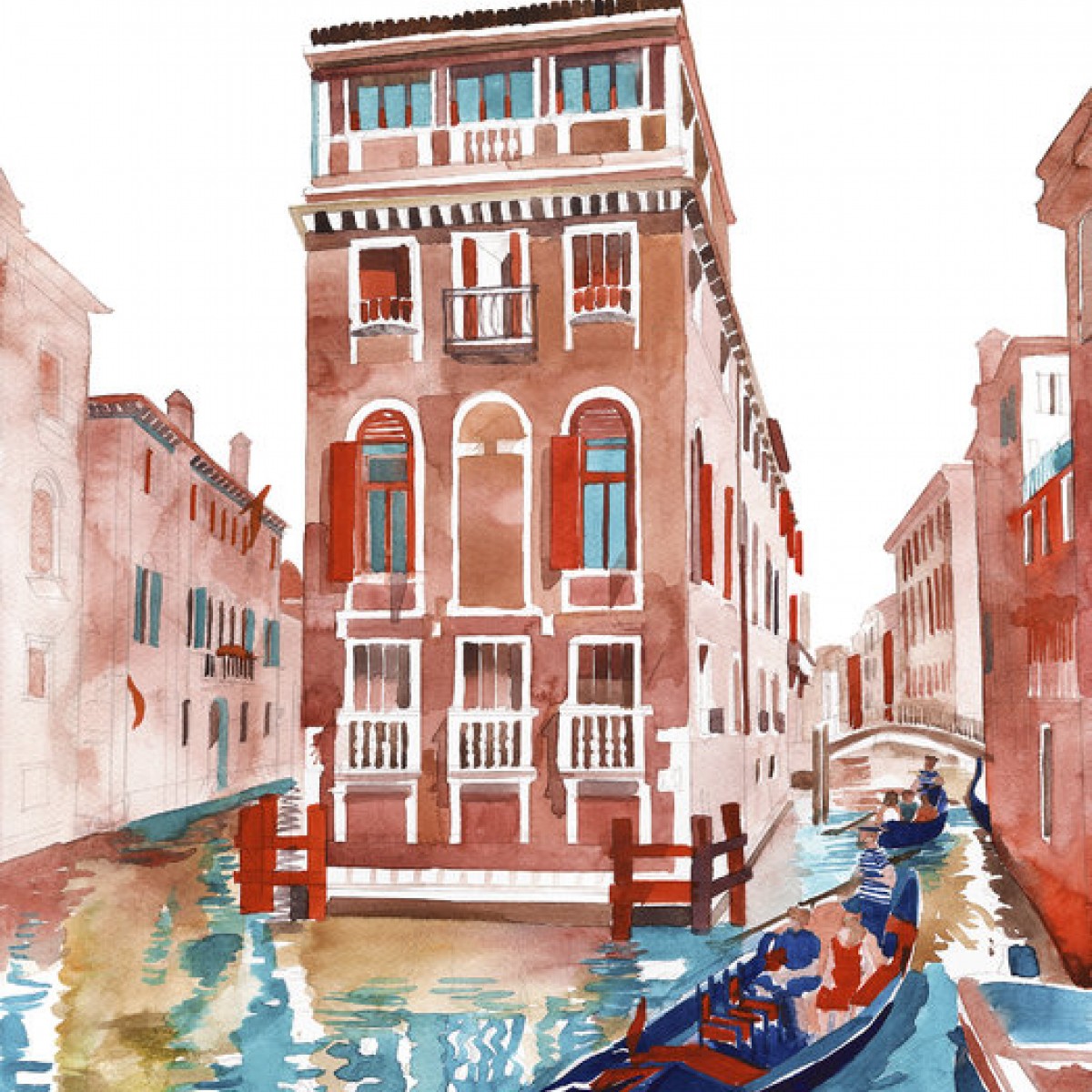 Fototapet Venice Street, personalizat, Photowall