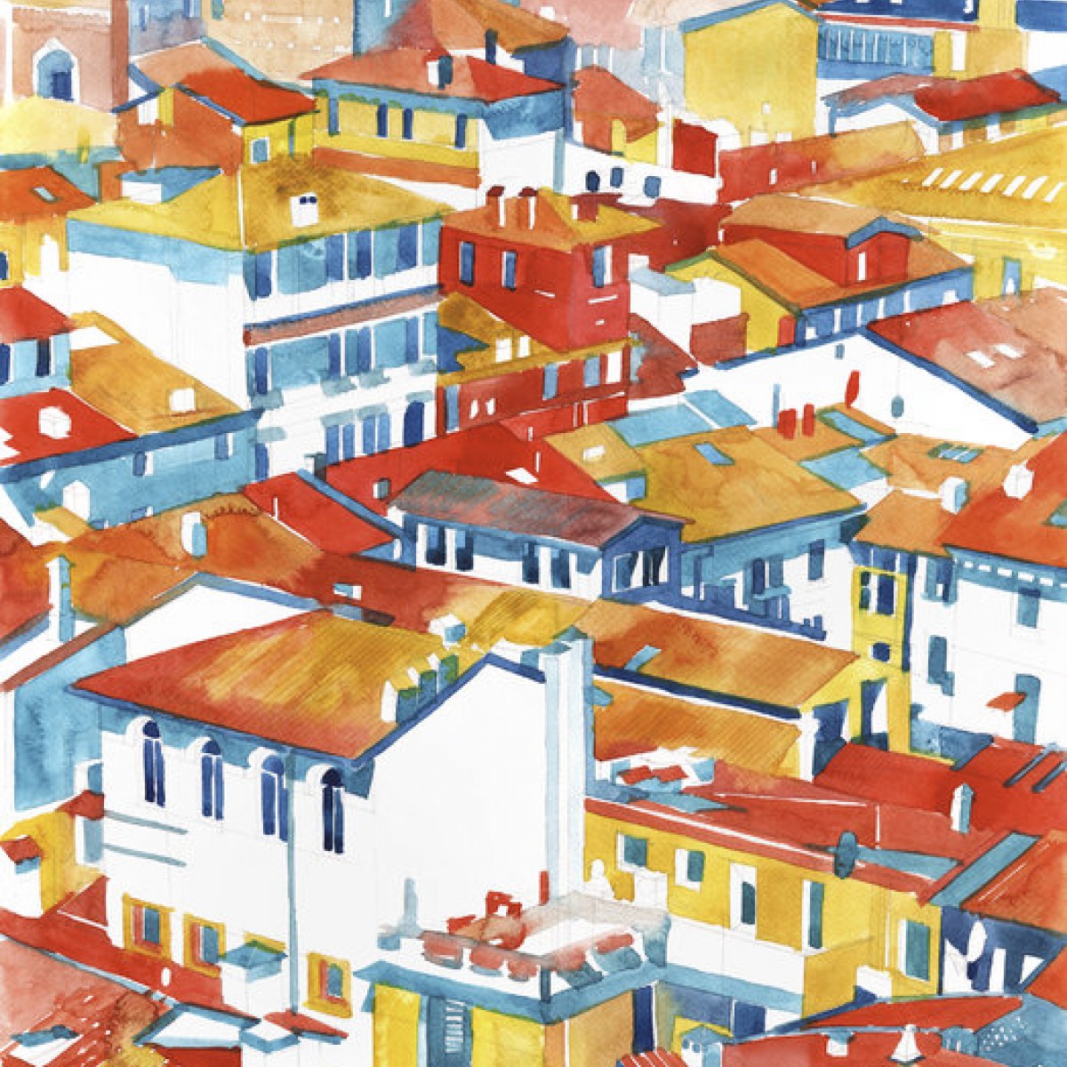 Fototapet Verona Buildings, personalizat, Photowall