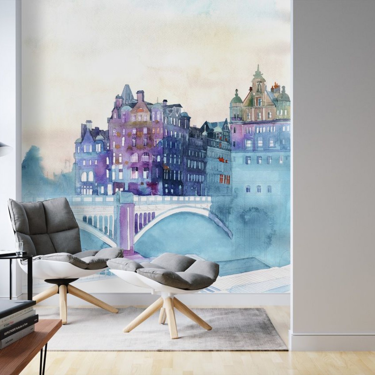 Fototapet Winter in Edinburgh, personalizat, Photowall