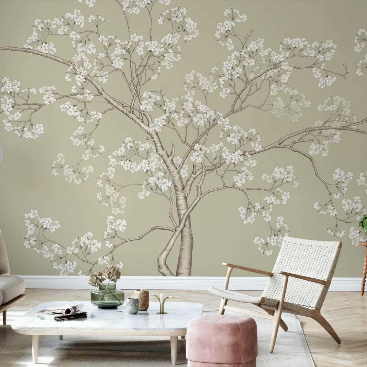 Fototapet Le Arbre, Fawn, Personalizat, Photowall, Fototapet living