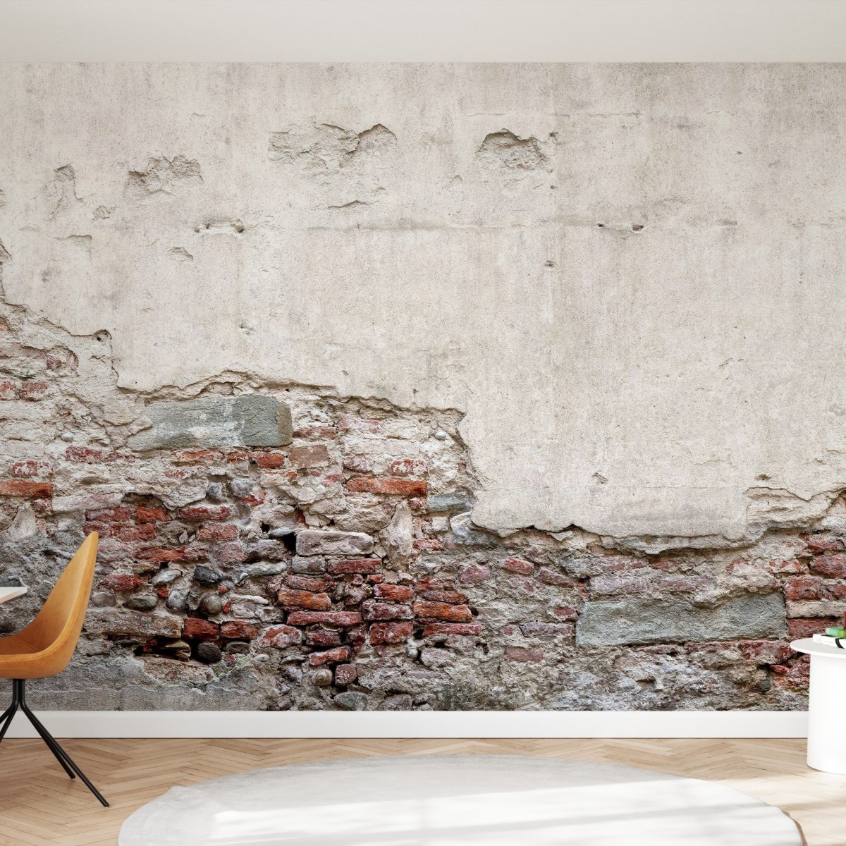 Fototapet Old Cracked Stone Wall, Bej, Personalizat, Photowall, Fototapet living, Fototapet