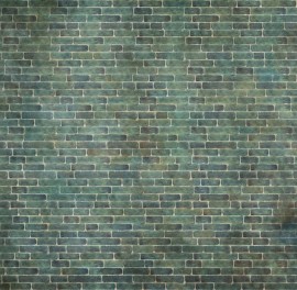 Fototapet Green Brick Wall, Personalizat, Photowall