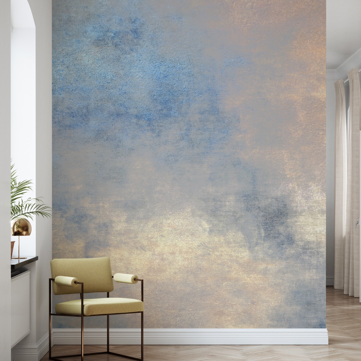 Fototapet A Glimpse of Blue, Personalizat, Photowall, Fototapet living, Fototapet